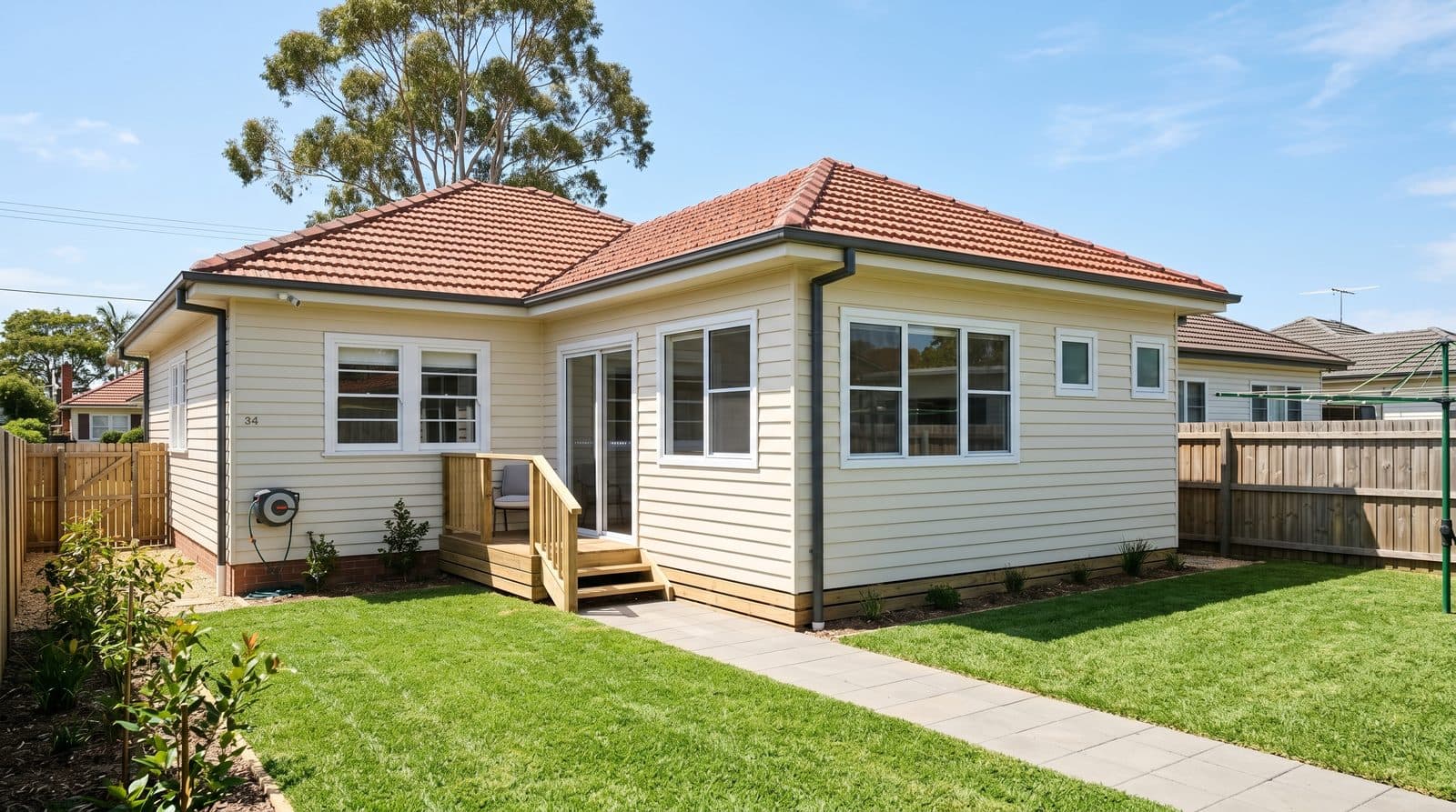 New home extension and addition built onto an existing house by Takara Construction, Newcastle